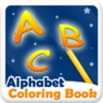 alphabet coloring book android application logo